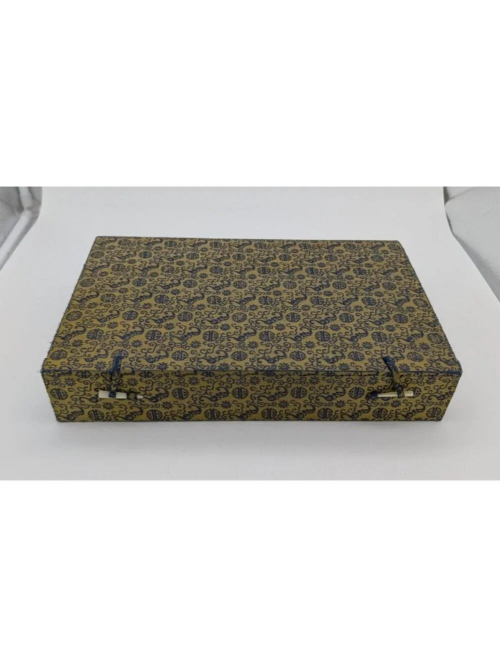 Chinese Cloisonné Enamel Table Set in the Original Decorative Box as is